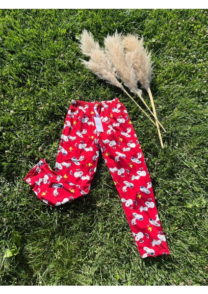 Kadın Kırmızı Milan Pijama Altı modelleri