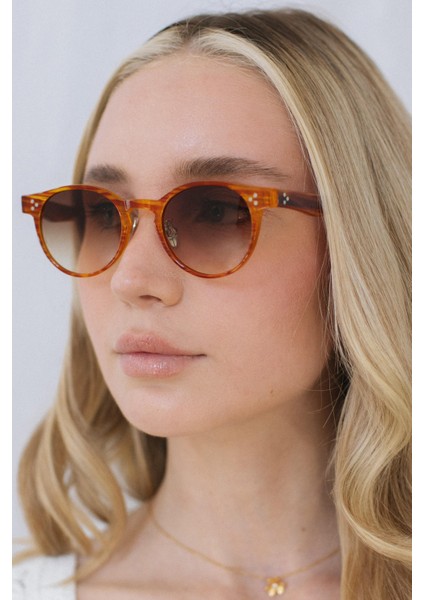 Lucio Orange Brown Degrade Güneş Gözlüğü fiyatları
