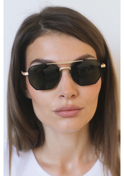 Gerda Gold Green Güneş Gözlüğü