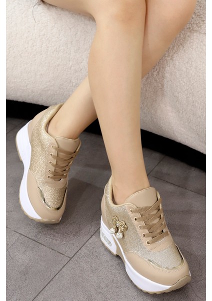 Mdl 1502 Gizli Topuklu Bağcıklı Spor Ayakkabı fiyatları