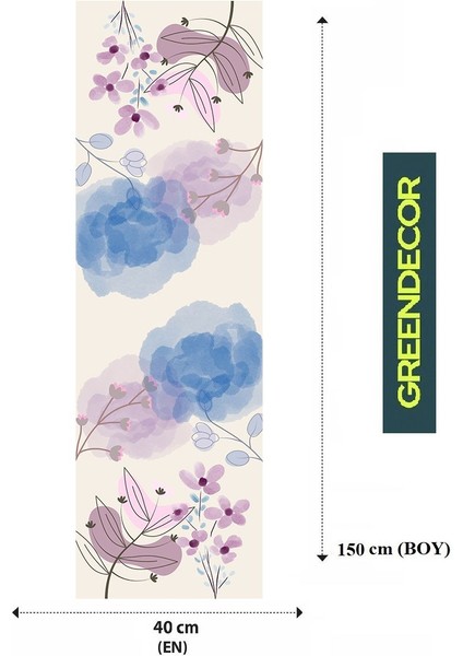 Çiçek Yaprak Desenli Özel Tasarım Runner Dijital Baskılı Dekoratif Masa Örtüsü Modern Ev Dekorasyonu fiyatları