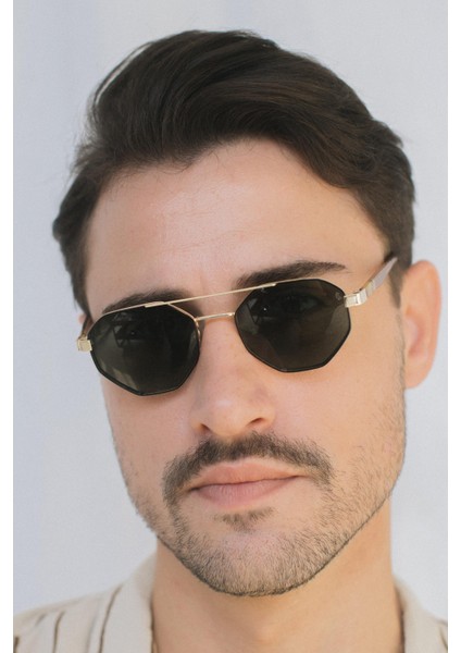 Axill Gold Green Erkek Güneş Gözlüğü