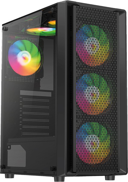 Oem AlphaCore USB 3.0 350W 400W ATX 4x Fan Gaming Bilgisayar Kasası