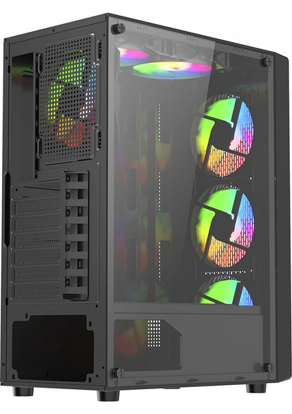 Oem AlphaCore USB 3.0 350W 400W ATX 4x Fan Gaming Bilgisayar Kasası