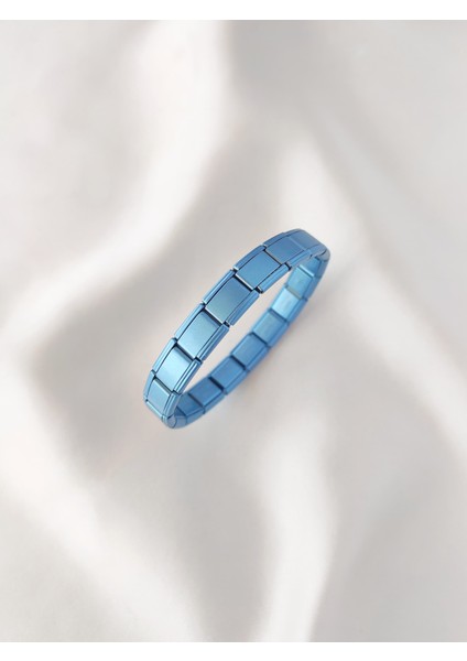 Kadın Paslanmaz Çelik Esnek Italyan Charm Bileklik