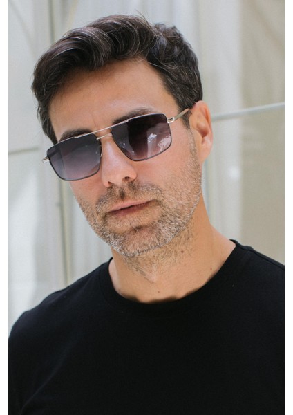 Cubbal Silver Black Degrade Erkek Güneş Gözlüğü