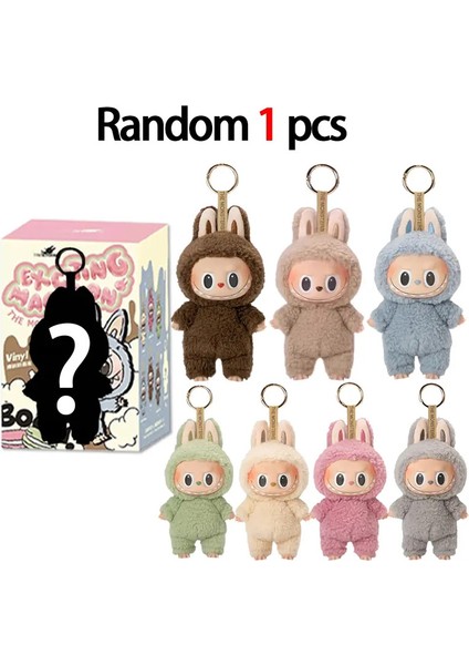 2025 Stok Sıcak Anime Figürü Canavarlar Labubu Pvc Kolye Bebek Modeli Canavar Anahtarlık Çocuk Oyuncakları ve Kız Arkadaşı Doğum Günü Gifcolor: V1-Random 1pcs (Yurt Dışından)