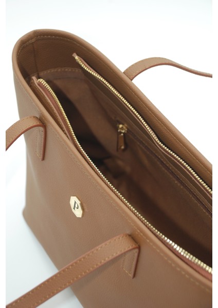 Kadın Tote Omuz Çanta – Fermuarlı, Günlük Kullanım Için, Uzun Askılı – 35x22x7 cm fırsatları
