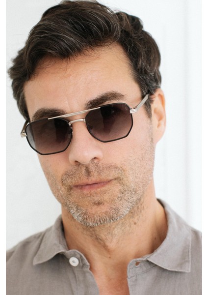 Gerda Silver Black Degrade Erkek Güneş Gözlüğü modelleri