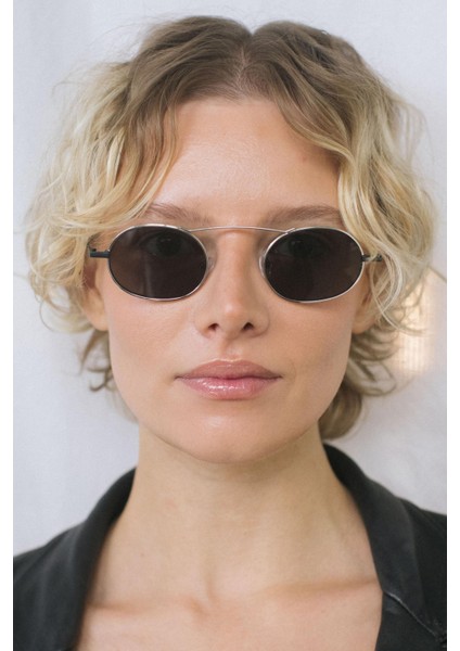 Oliver New Silver Black Güneş Gözlüğü