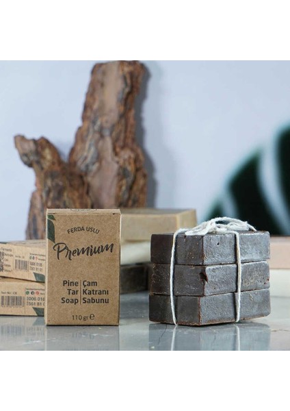 Kastil Çam Katranı Sabun Paketi 3'lü - Doğal Çam Ormanı Kokusu