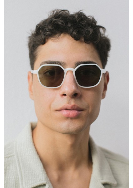 Sezar White Green Erkek Güneş Gözlüğü modelleri