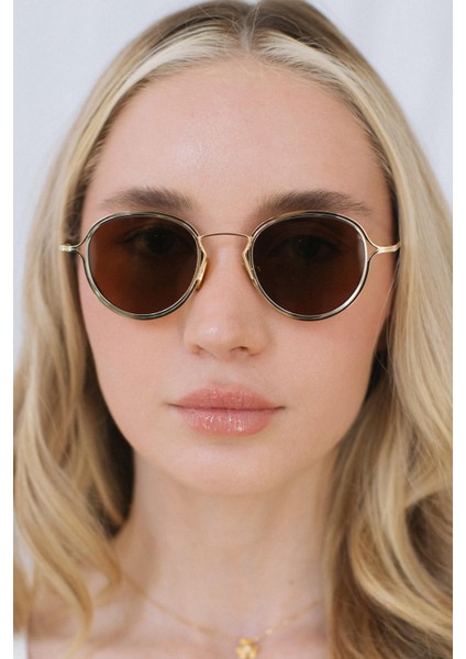 Saul Gold Brown Güneş Gözlüğü