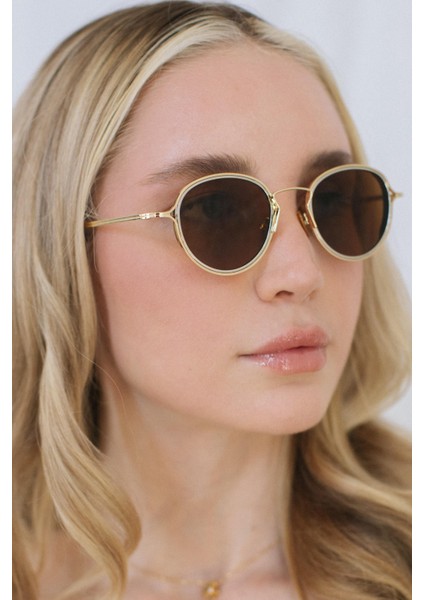 Saul Gold Brown Güneş Gözlüğü fırsatları