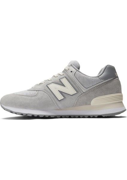 574 Unisex Gray Leather Sneaker Günlük Hakiki Deri Spor Ayakkabı Gri fiyatları