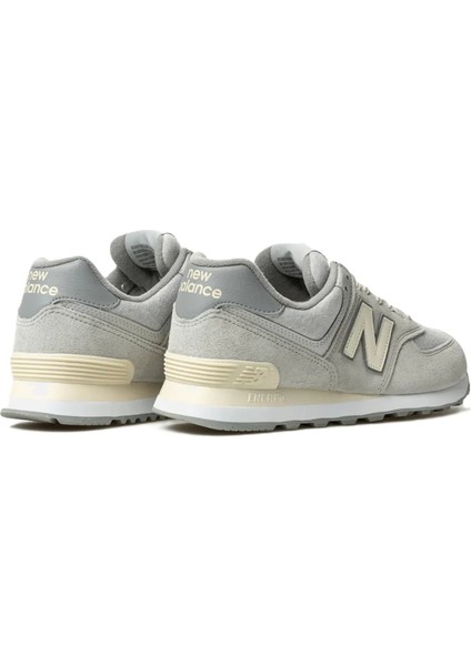 574 Unisex Gray Leather Sneaker Günlük Hakiki Deri Spor Ayakkabı Gri fırsatları