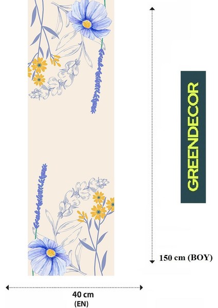 Çiçek Yaprak Desenli Özel Tasarım Runner Dijital Baskılı Dekoratif Masa Örtüsü Modern Ev Dekorasyonu fiyatları