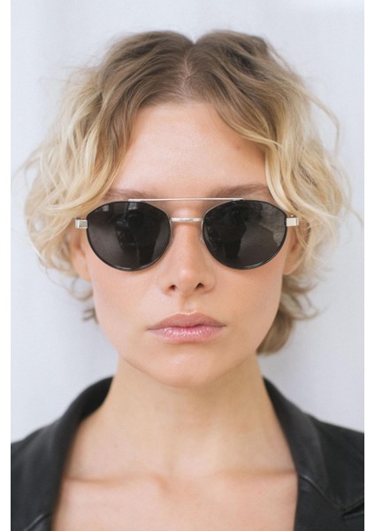 Maija Silver Black Güneş Gözlüğü