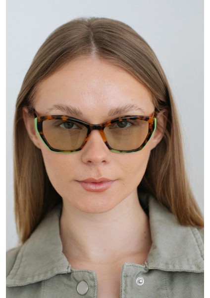 Jord Leopard Green Güneş Gözlüğü