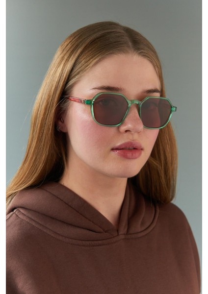 Sezar Green Leopard Brown Güneş Gözlüğü fiyatları