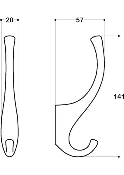 Krom Renkli 20 mm Çaplı 2080 Portmanto Askılığı, Şık ve Dayanıklı Tasarım fiyatları