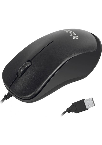 Hl-38 1000 Dpı Kablolu Optik Siyah Mouse