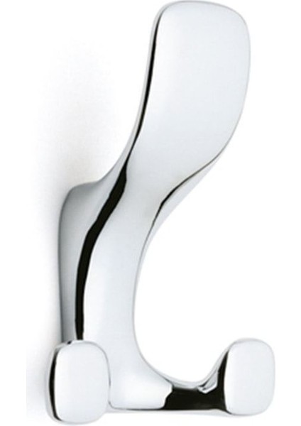 Krom Renk Portmanto Askılığı, 80 mm Çap, Şık ve Dayanıklı Tasarım