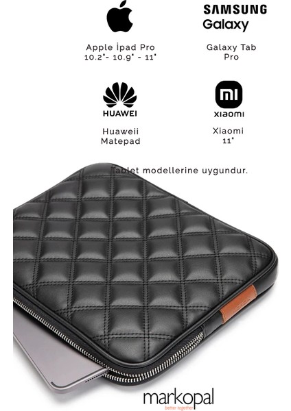 Kılıf Notebook Çanta Tablet Kılıfı Laptop Kılıfı 11" ve 13"-14" ve 15"-16" Kapitone Deri modelleri