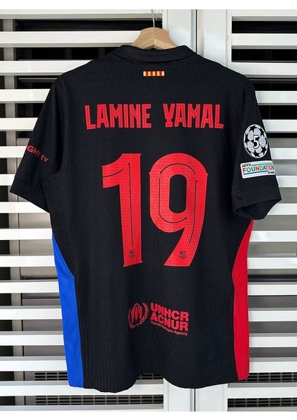 Barcelona 2024/25 Yeni Sezon Lamıne Yamal Deplasman Siyah Forması modelleri