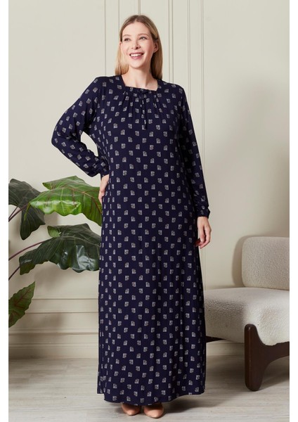 Kadın Büyük Beden Kare Yaka Elbise modelleri