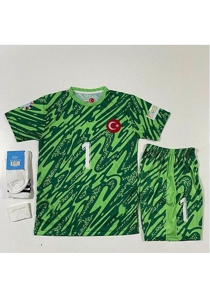 Türkiye Euro 2024 Mert Günok Çocuk Kaleci Forması 4'lü Set