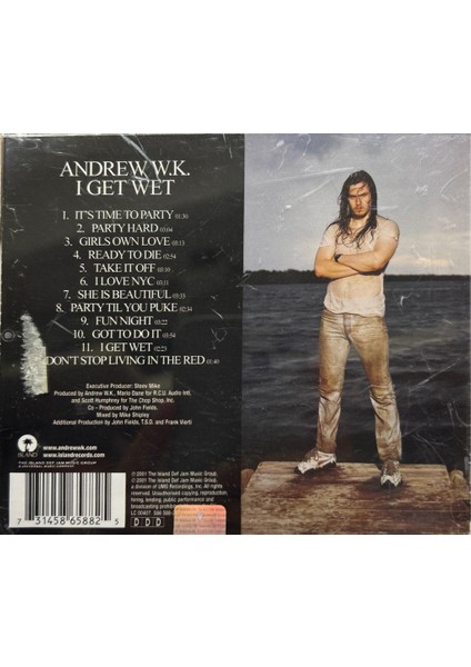 CD Andrew W.k. I Get Wet CD
