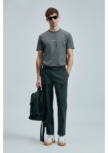 Logolu Pamuk Karışımlı Regular Fit Bisiklet Yaka T Shirt Erkek T Shirt 111020235 fiyatları