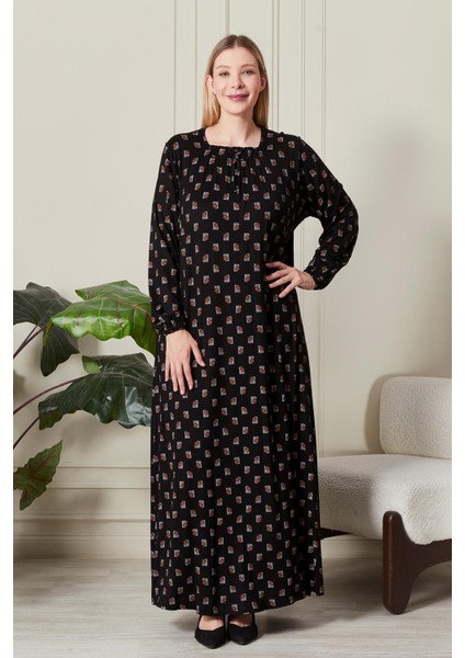 Kadın Büyük Beden Kare Yaka Elbise modelleri