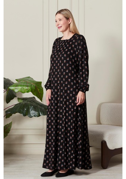 Kadın Büyük Beden Kare Yaka Elbise fırsatları