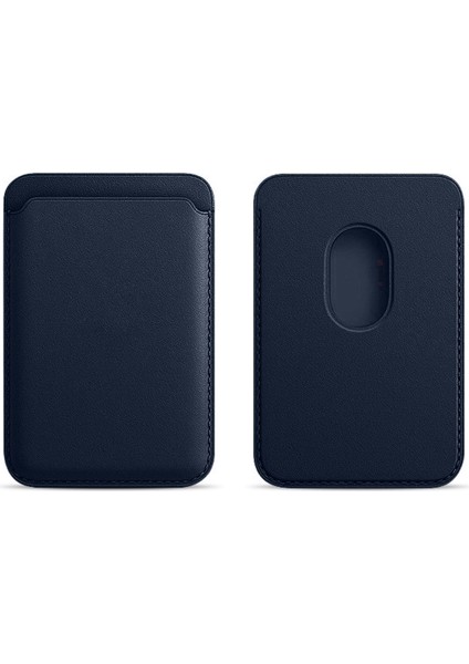 Iphone 16-16 Plus - 16 Pro - 16 Pro Max Uyumlu Birinci Sınıf Magsafe Cüzdan Magsafe Deri Kartlık