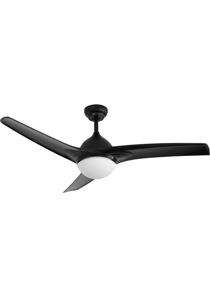 Favonıo 35W Bakır Motor LED Siyah Tavan Vantilatörü 132CM