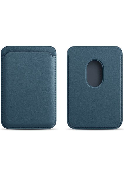 Iphone 16-16 Plus - 16 Pro - 16 Pro Max Uyumlu Birinci Sınıf Magsafe Cüzdan Magsafe Deri Kartlık