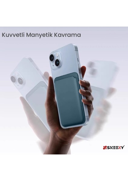 Iphone 16-16 Plus - 16 Pro - 16 Pro Max Uyumlu Birinci Sınıf Magsafe Cüzdan Magsafe Deri Kartlık indirimleri