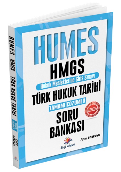 Yayınları 2025 Humes Hmgs Türk Hukuk Tarihi Tamamı Çözümlü Soru Bankası