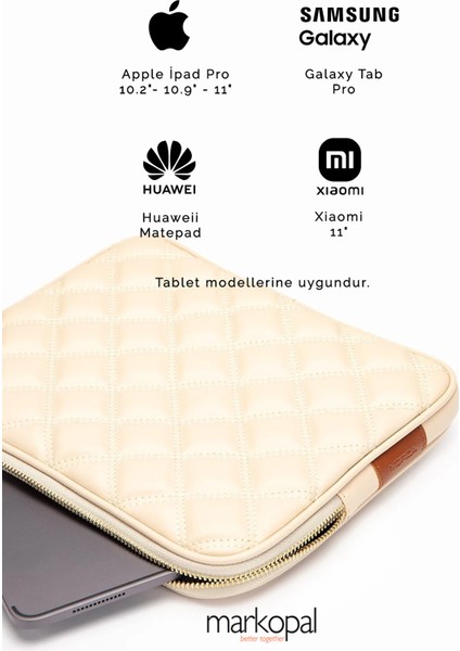 Kılıf Notebook Çanta Tablet Kılıfı Laptop Kılıfı 11" ve 13"-14" ve 15"-16" Kapitone Deri modelleri