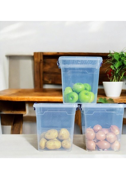 11L Şeffaf Dikey Kapaklı Derin Saklama Kutusu, Düzenleyici ve Depolama Çözümü modelleri