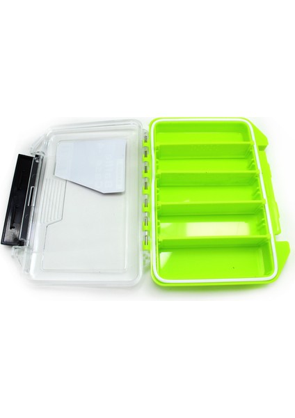 7240 Profesyonel Contalı Sahte Balık ve Jig Kutusu 15X11X3CM