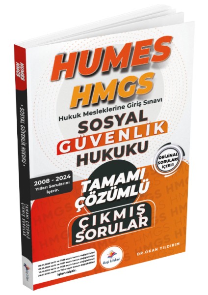 Yayınları 2025 Humes Hmgs Sosyal Güvenlik Hukuku Tamamı Çözümlü Orijinal Çıkmış Sorular