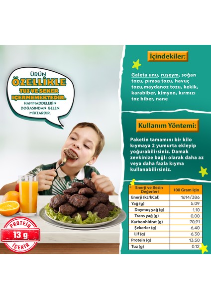 Tuzsuz Köfte Harcı (180 gram)