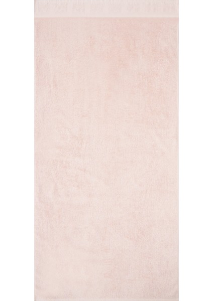 Bordürlü %100 Pamuk Banyo Havlusu -Pembe