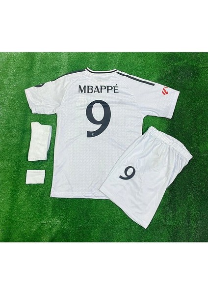 Mbappe Real Madrid 24-25 Yeni Sezon Futbol Çocuk Forması Şort Çorap Bileklik Hediyeli