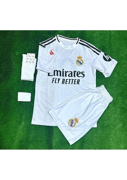Mbappe Real Madrid 24-25 Yeni Sezon Futbol Çocuk Forması Şort Çorap Bileklik Hediyeli fiyatları