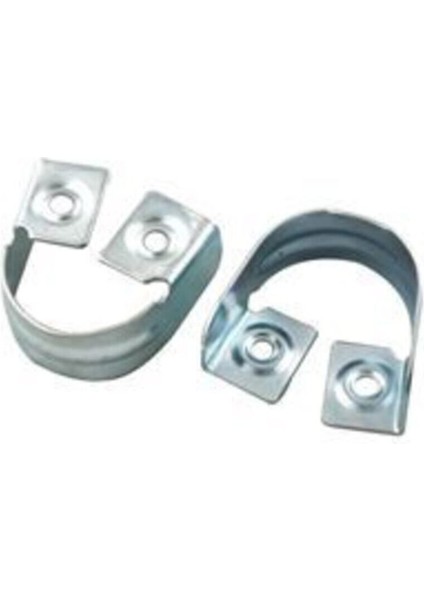 Yuvarlak 95 cm Iç Askı Borusu 2 Adet, Flanş ve Vidalar, Ölçüye Göre Kesilebilir modelleri