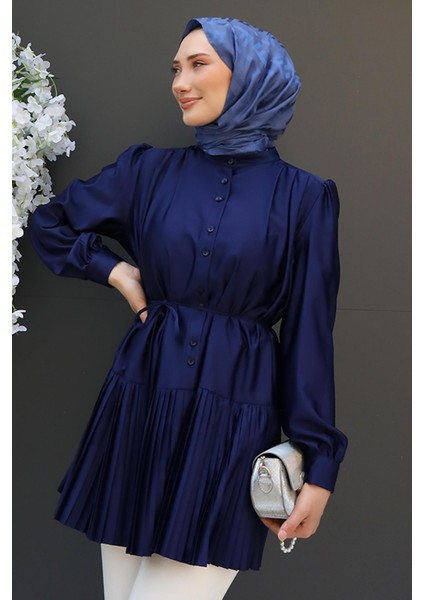 Altı Piliseli Gömlek Lacivert indirimleri